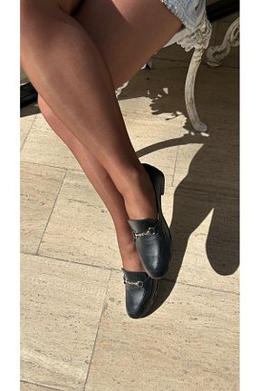 بابت مشکی زنانه چرم خالص by emine eren emotion shoes - کد 921296200