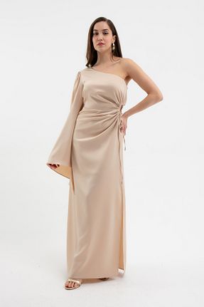 لباس بژ زنانه بافتنی OFZE - کد 924243335