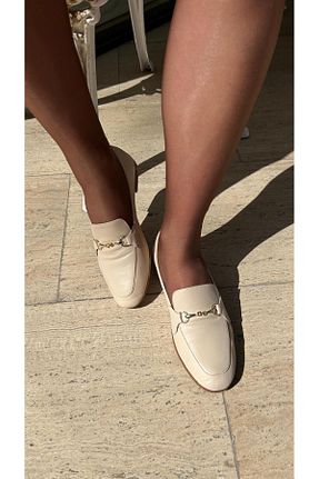 بابت بژ زنانه چرم خالص by emine eren emotion shoes - کد 921297009
