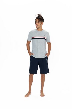 ست لباس راحتی طوسی مردانه ساده U.S. Polo Assn. - کد 921294465