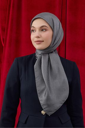 شال طوسی زنانه ابریشم Şalland - کد 921297905