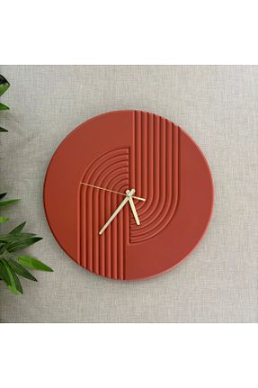 ساعت دیواری نارنجی 40 * 40 HOMEDECOART - کد 851182388