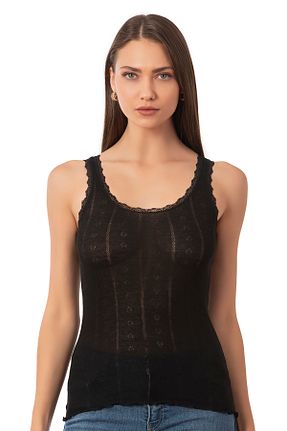 رکابی مشکی زنانه ویسکون پلی استر ÖZKAN underwear - کد 986731