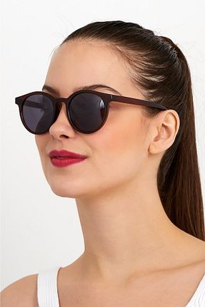 عینک آفتابی قهوه ای زنانه UV400 Modalucci - کد 128553457