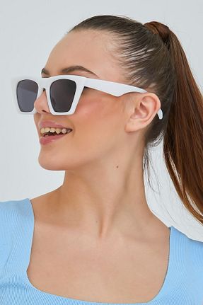 عینک آفتابی سفید زنانه UV400 Modalucci - کد 71215857