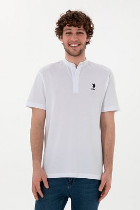 پولوشرت سفید مردانه رگولار U.S. Polo Assn. - کد 921313152