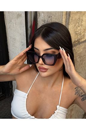 عینک آفتابی طلائی زنانه UV400 Zzla - کد 829293775