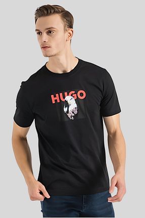 شلوار مشکی مردانه بافتنی HUGO - کد 922921335