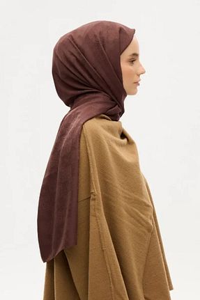 شال قهوه ای زنانه cs camellia scarf - کد 921333439