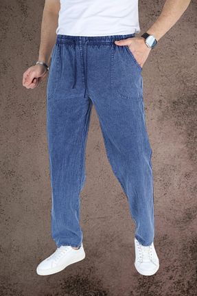 شلوار رنگی زنانه کتان BİRBEYSTORE - کد 921328059
