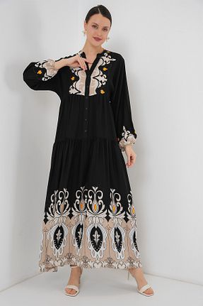 لباس حجاب مشکی زنانه رگولار Bigdart - کد 921336211