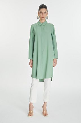 تونیک حجاب سبز زنانه پلی استر Zühre - کد 80545529