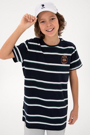 تیشرت سرمه ای بچه گانه رگولار U.S. Polo Assn. - کد 886541299