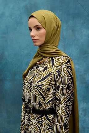 شال سبز زنانه cs camellia scarf - کد 921333434