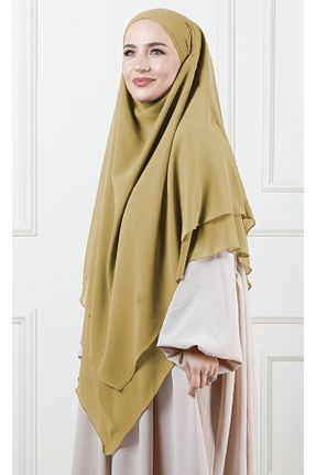 شال زرد زنانه شیفون Ns nowascarf - کد 921328555