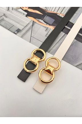 کمربند مشکی زنانه چرم مصنوعی MODAM HİFA - کد 891171779