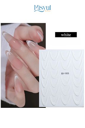 ناخن مصنوعی و اکسسوری سفید Misyul - کد 921346200