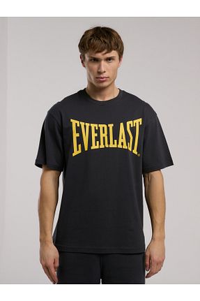 تیشرت اسپرت طوسی مردانه رگولار Everlast - کد 921340862
