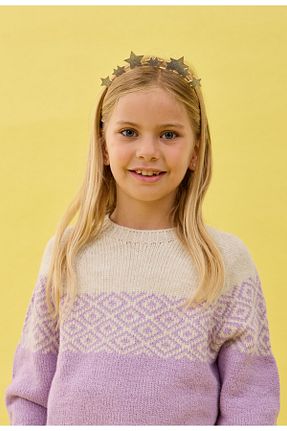 پلیور بنفش بچه گانه ساده Nisrakids - کد 768967382
