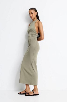 لباس خاکی زنانه بافتنی Pull & Bear - کد 902059741