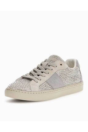 کفش اسنیکر سفید زنانه چرم اصل Guess - کد 902978358