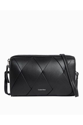 کیف دوشی مشکی زنانه چرم مصنوعی Calvin Klein - کد 923419615