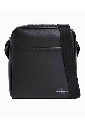 کیف دوشی مشکی مردانه چرم مصنوعی Calvin Klein - کد 922292932