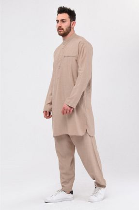 پیراهن بژ مردانه رگولار Reis - کد 739490586