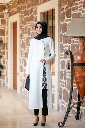 ست بالاتنه و پائین تنه حجاب نباتی زنانه رگولار Modaviki - کد 921367182