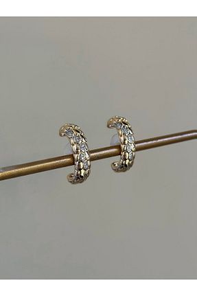 گوشواره جواهر زرد زیرکن Serenity Atelier - کد 919815337