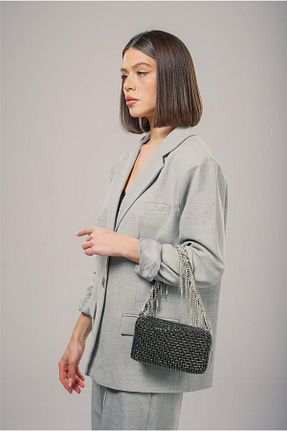 کیف دوشی مشکی زنانه پلی استر ÇÇS - کد 921371872