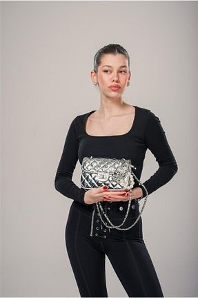 کیف دوشی زنانه چرم مصنوعی ÇÇS - کد 921371270