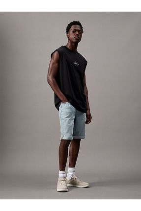 تیشرت مشکی مردانه یقه دوچرخه Calvin Klein - کد 922283286