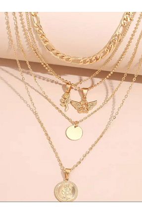 گردنبند استیل ( فولاد ) رنگی زنانه استیل (فولاد) NevoAccessory - کد 921393590