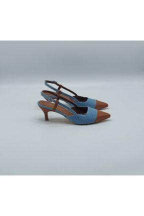 کفش پاشنه بلند کلاسیک آبی زنانه جین Bignumbershoes - کد 921444619