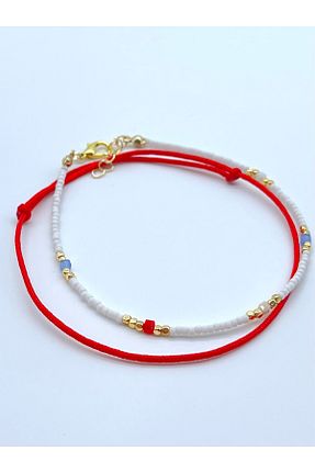 خلخال جواهر بژ زنانه نخ Concept HuBuTU - کد 921447376