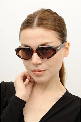 عینک آفتابی قهوه ای زنانه UV400 gulflower nude - کد 199366790