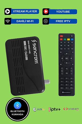 رسیور مشکی FulلیترHD sencrom - کد 921317089