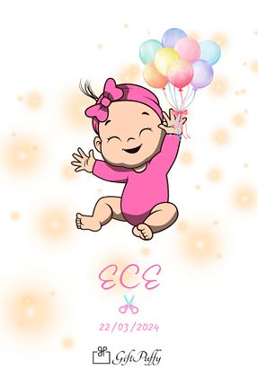 هدیه کودک رنگی بچه گانه giftpuffy - کد 921467975