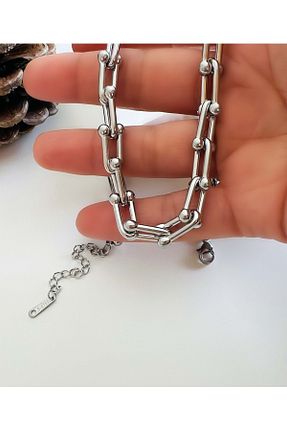 گردنبند استیل ( فولاد ) استیل (فولاد) ACAR TAKI - کد 923629288