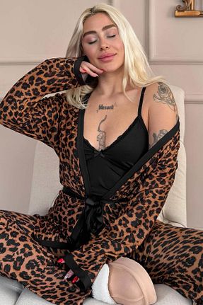 ست لباس راحتی رنگی زنانه ساده Pijamaevi - کد 921479040