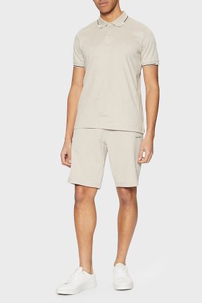 شلوارک و برمودا طوسی مردانه رگولار Calvin Klein - کد 922223284