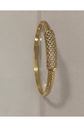 دستبند استیل (فولاد) طلائی رودیوم xUPING - کد 921494965