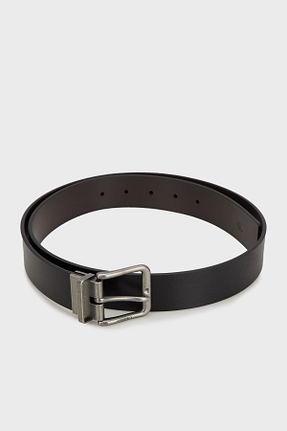 کمربند مشکی مردانه چرم خالص Calvin Klein - کد 922224455