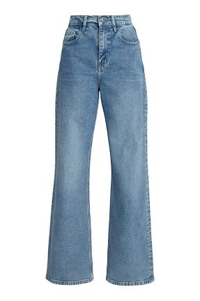 شلوار آبی زنانه جین Outland Denim - کد 921496788