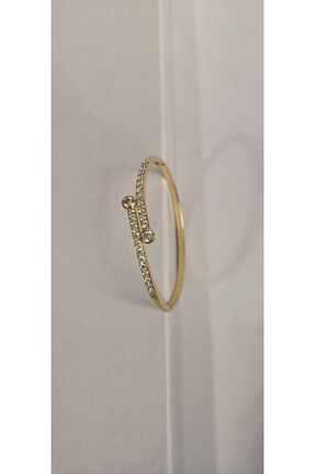 دستبند استیل (فولاد) طلائی رودیوم xUPING - کد 921497178