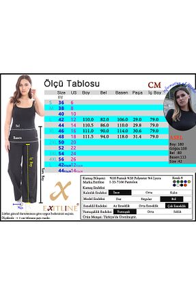 شلوار مشکی زنانه پنبه ای EXİTLİNE - کد 921503978