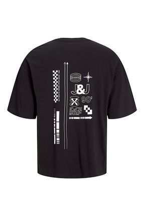 تیشرت مشکی مردانه رگولار Jack & Jones - کد 921505378