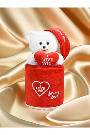 اسباب بازی مخملی سفید زنانه 30 cm Princess Bear - کد 920287480