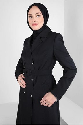 ترنچکت مشکی زنانه پلی استر Alvina - کد 790229868